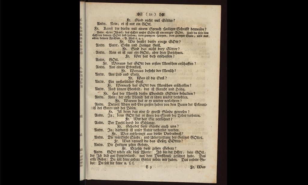 Taufpredigt von Andreas Zwinger für Johannes Alexander. IN: Andreas Zwinger. Die grosse Glückseligkeit der Christen vor den Heiden,  Joh. Heinrich Decker, der Löbl. Universität Buchdrucker, 1759. UB Basel