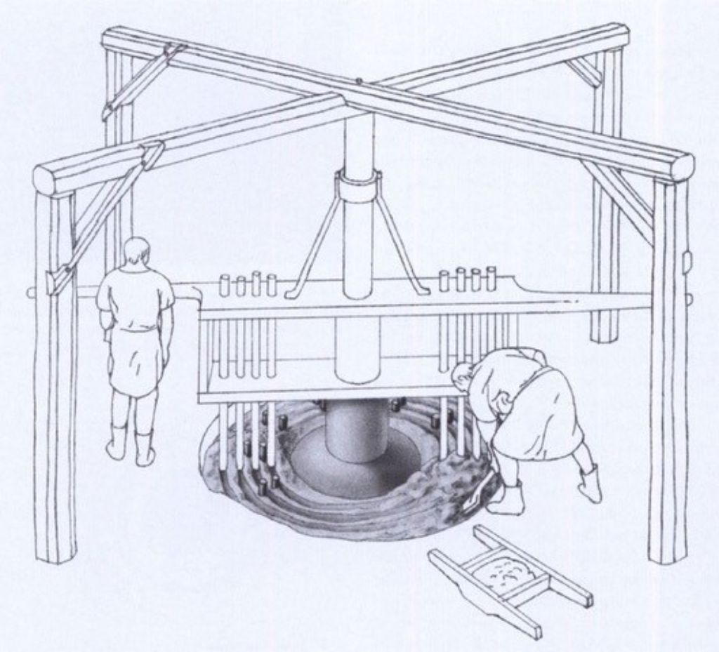 Illustration Mörtelmischer