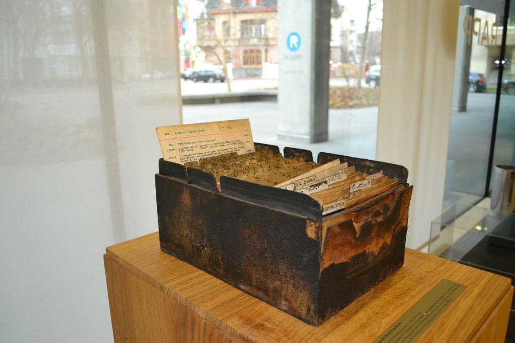 Kundenkartei Firma Rapp, 1945