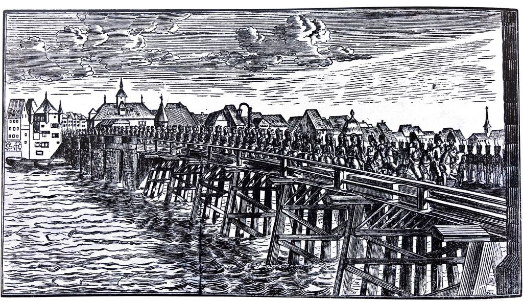 Abb_1_Alliierte_Truppen_Rheinbrücke_1813