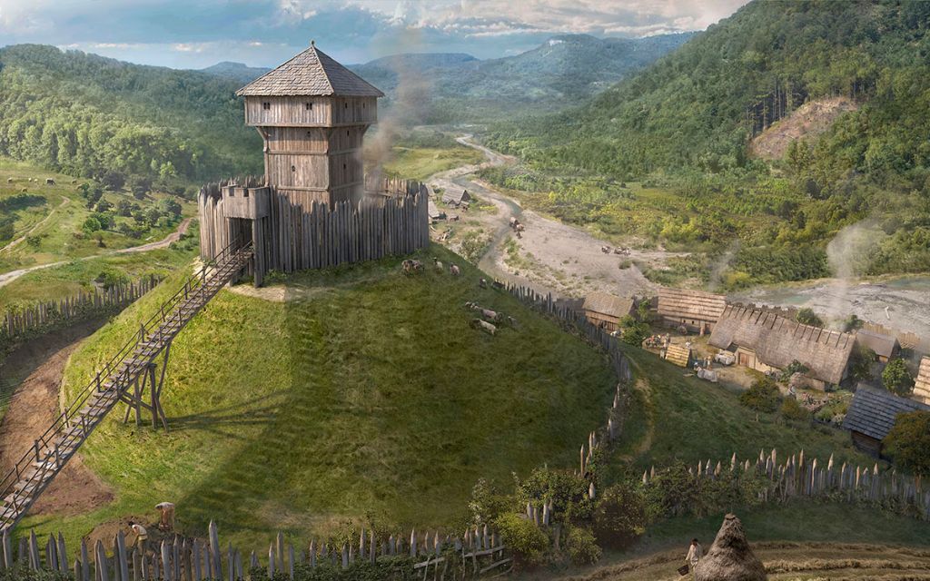 Burgmotte "Büchel" bei Zunzgen