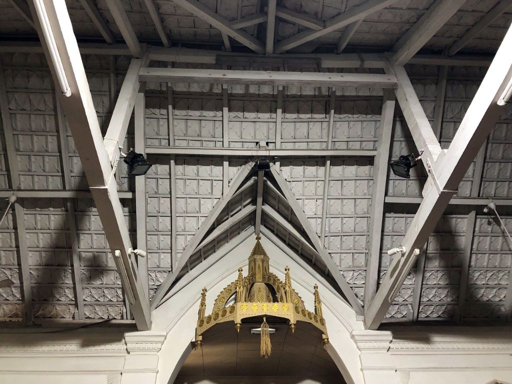 Masswerkdekor in der CSI Shanti Kirche in Mangalore