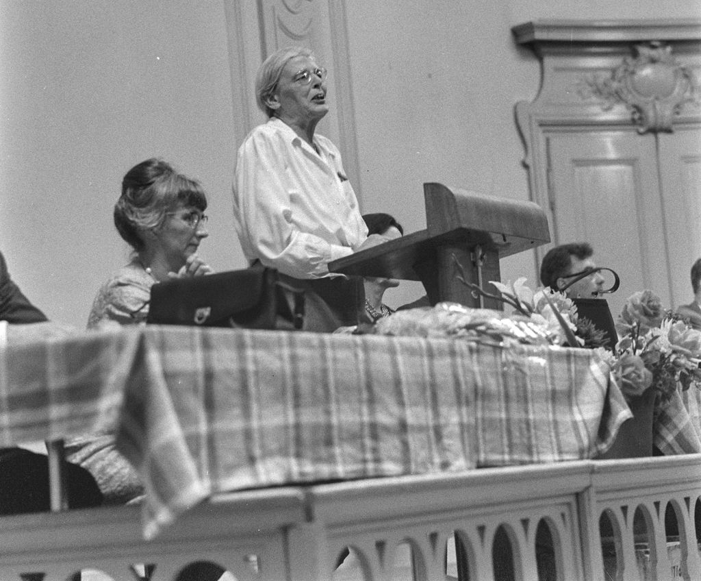 Freudenkundgebung Frauenstimmrecht, 1966