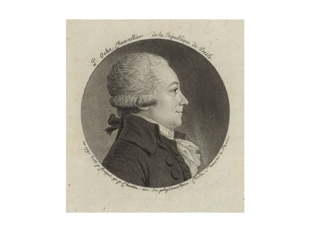 Peter Ochs als Stadtschreiber