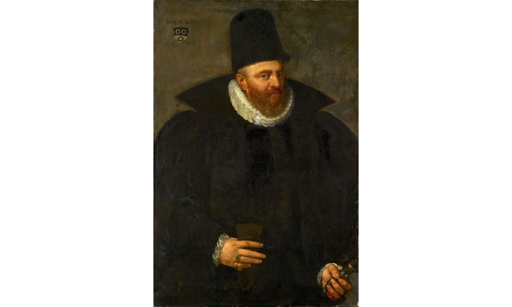Hans Bock d. Ä. Bildnis des Bürgermeisters Hans Rudolf Huber von Basel, 1601. Kunstmuseum Basel, Inv. 88