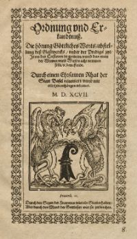 Titelblatt Mandat vom 12. September 1597