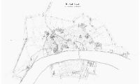 Plan der Stadt Basel im 14. Jahrhundert (Rekonstruktion) von Nordosten, [nach 1356], Staatsarchiv Basel-Stadt